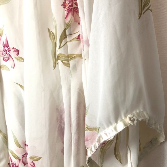 Vintage Valerie Stevens Floral Robe - Picture 4 of 6